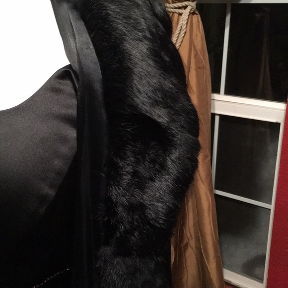 Real rabbit fur full length Coat - Picture 4 of 10